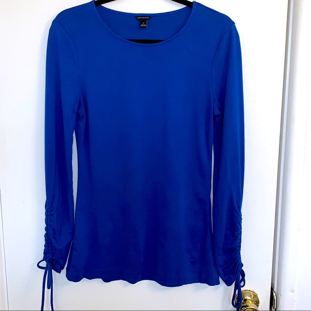 Ann Taylor Drawstring Knit Top